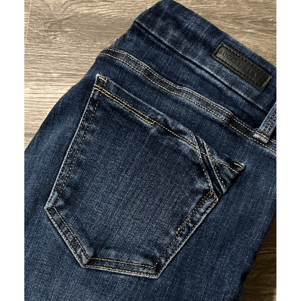 Buckle Black Fit No. 53 Skinny Stretch MidRise Medium Wash Jean SZ 29x30 (30x30)
